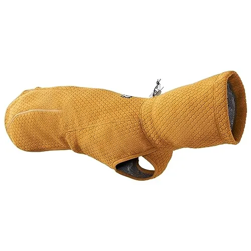 Hurtta Wärmende Midlayer Hundejacke ECO (Desert, 25 cm) - Winterjacke für Hunde aus robustem, recyceltem ECO-Material, bietet extra Wärme unter anderen Mänteln und ist ideal für Training und Aufwärmübungen.