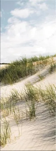 artissimo Glasbild 30x80cm - Strand-Landschaft Hochformat - Bilder - Hochformat Glasbild mit traumhaftem Strandmotiv, ideal für stilvolle Wandgestaltung in Ihrem Zuhause.