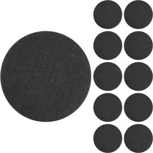 MENZER Normalpads für Einscheibenmaschinen, 406 mm, 10 Stück - 10 strapazierfähige MENZER Normalpads, Ø 406 mm, schwarz, ideal für die Reinigung. Perfekt kompatibel mit Einscheibenmaschinen und Poliermaschinen, für effiziente Ergebnisse.