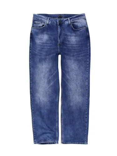 Lavecchia Herren Jeans Übergrößen Comfort Fit Denim LV-501 (Stoneblau, 46/30) - Bequeme Herren Jeans im 5-Pocket Stil von Lavecchia. Mit Comfort Fit und Stretch-Anteil für optimalen Tragekomfort und stylischen Look. Ideal für starke Männer, die auf Qualität setzen.