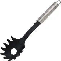 Fackelmann Spaghettilöffel Ovalgriff, 32cm, schwarz 44310