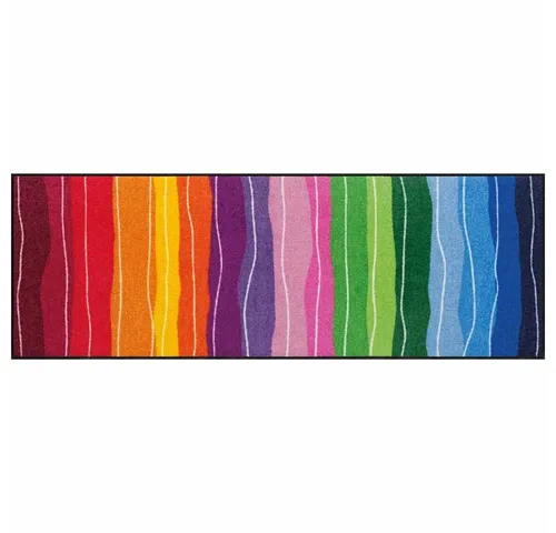 Salonloewe Läufer Teppichläufer 60x180 Wavy Lines - Schmutzfangläufer aus 100% Polyamid, pflegeleicht und rutschfest, ideal für Allergiker und Fußbodenheizung. Modernes Design für innen und außen.