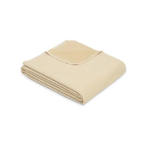 Ibena Lausanne Decke 140x200cm - Kuschelige Bio Baumwolle Made in Germany - Bettdecken: Leichte Sommerdecke aus kontrolliert biologisch angebauter Baumwolle, atmungsaktiv und nachhaltig produziert in Deutschland.