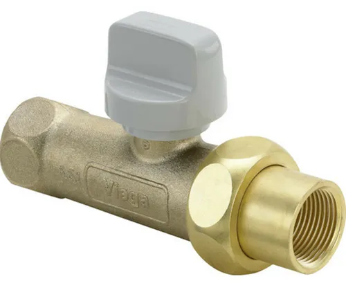 Viega Gasgerätekugelhahn 526115 Rp 1/2, verchromt von Viega