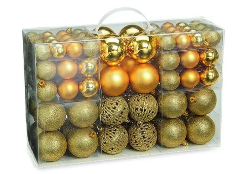 Produktbild Weihnachtskugeln Gold 100er Set