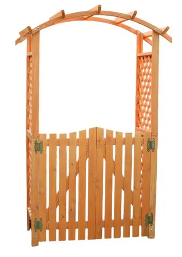 promadino Rosenbogen Pergola Diana, braun von Promadino
