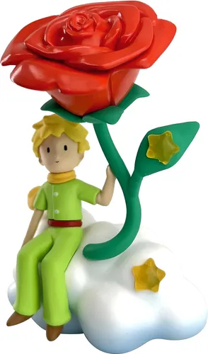 Der Kleine Prinz Figur Under the Rose 9 cm in schwarz von Plastoy