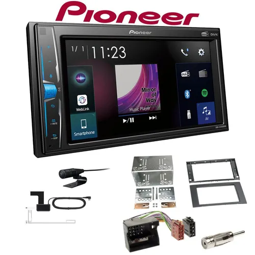 Produktbild Pioneer Multimedia Autoradio Bluetooth DAB+ für Ford Focus II 2004-2008 schwarz
