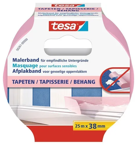 Produktbild TESA PRECISION SENSITIVE 56261-00000-03 Kreppband Rosa 25m x 38mm