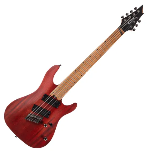 Cort KX307MS Open Pore Mahogany - E-Gitarre mit Humbuckern - Gitarren, KX Series mit Mahagoni-Korpus und geröstetem Ahorn-Hals für warmen Klang und exzellente Bespielbarkeit.