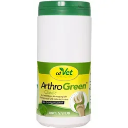cdVet ArthroGreen Classic 700g - Nahrungsergänzung für Hunde und Katzen, unterstützt Gelenke mit 30% neuseeländischer Muschel und natürlichen Nährstoffen