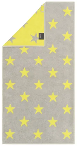 Cawö Handtuch NEW STARS BL 50x100 cm silber Handtücher in gelb von Cawö