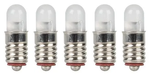 FALLER Modellbau LED für Beleuchtungssockel warmweiß 12-16V AC/DC 5 Stück 180228