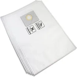 MENZER Vliesfiltertüten 30 l (5 Stk.) für Sicherheitssauger - Staubsaugerzubehörsets, geeignet für 30 l Tankvolumen, bieten effektive Filtration für MENZER VCL 530 PRO und VCM 530 PRO Modelle.