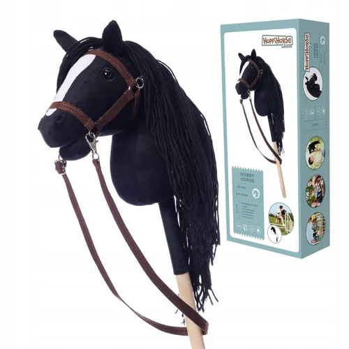 Hobby Horse Schwarz A4 | Set mit Zubehör
