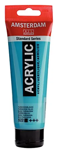 Amsterdam Standard Series Acrylfarbe Tube 120 ml Türkisblau 522 (17095222)