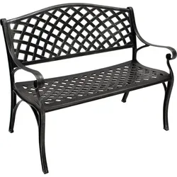 DEGAMO Gartenbank Parkbank Oxford 2-sitzer aus Aluguss von DEGAMO