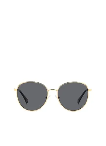 POLAROID PLD 6215/S/X Sonnenbrille, Gold Grau, 56 Unisex, Erwachsene, Goldfarben/grau, 56