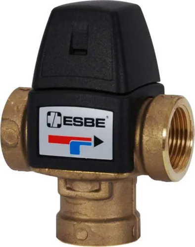 E.S.B.E Thermostat-Mischbatterie, verstellbar 35-60° - Thermostat für Sanitär- und Solar, hochwertige Verarbeitung für optimale Temperaturregelung und Flexibilität in der Anwendung.