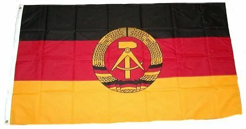 Flagge / Fahne DDR Hissflagge 60 x 90 cm
