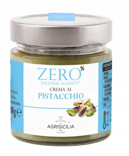 Crema Pistacchio Zero Pistaziencreme 200g - Agrisicilia