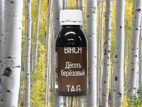 Birkenteer Teer Birkenholzteer Birkenöl Tar Деготь Дёготь берёзовый 100 ml