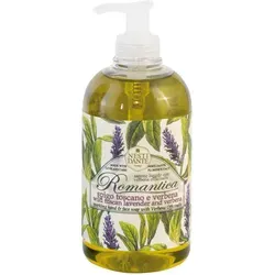 Nesti Dante Romantica Wild Tuscan Lavender and Verbena Handseife 500 ml - Hautpflege, sanfte flüssige Handseife mit veganer Formel, reinigt effektiv und hinterlässt ein zartes Hautgefühl, ideal für tägliche Hygiene.
