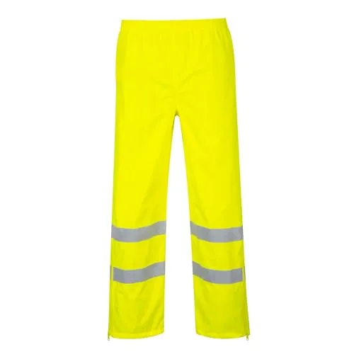 Hi-Vis Atmungsaktive Arbeitshose XXL, Gelb - Arbeitshosen mit reflektierenden Elementen für erhöhte Sichtbarkeit, wasserabweisend und atmungsaktiv, ideal für sicheres Arbeiten bei jedem Wetter.