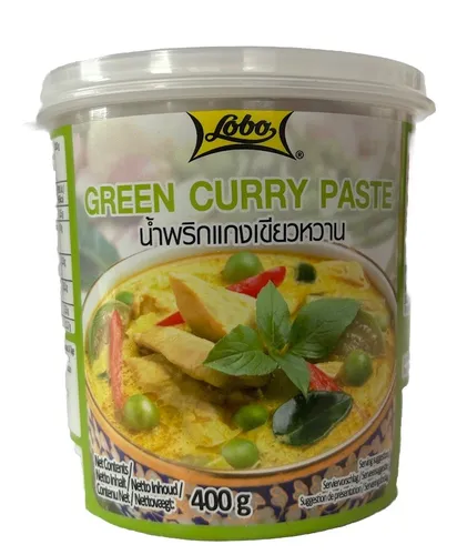 Lobo Grüne Currypaste Green Currypaste 400g MHD25.03.2025 Curry Paste