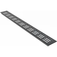 MS Beschläge Lüftungsgitter 60 x 600 mm Alu RAL 7016 Anthrazit Belüftung