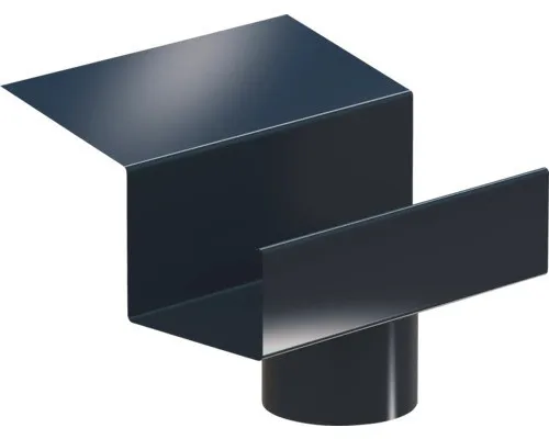 Produktbild Sarei Piccolo Rinnenstutzen für Kastenrinne eckig Anthrazitgrau RAL 7016 NW 70 m