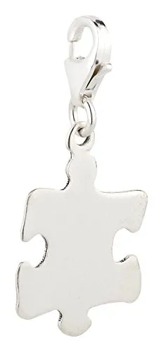 Charm Anhänger Puzzle Puzzleteil aus 925 Sterling Silber (20x13mm)