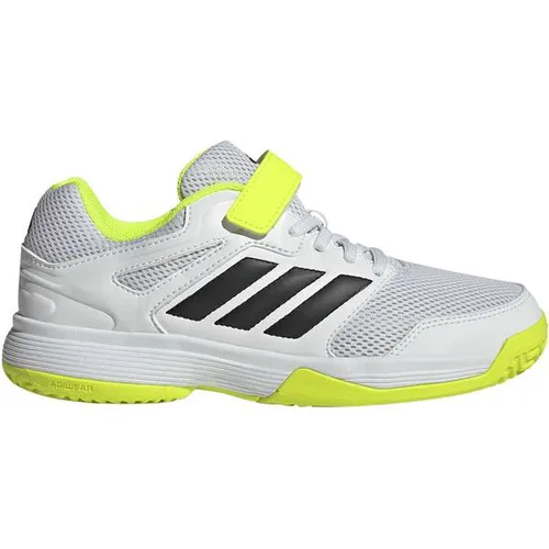 ADIDAS Kinder Volleyballschuhe Speedcourt Indoor Kids - Schuhe für Kinder mit griffiger Gummiaußensohle und belüftetem Obermaterial aus Mesh, ideal für schnelles Spiel und optimalen Halt.