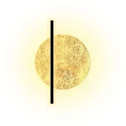 s.luce Led-Wandlampe, Gold, Metall, Rund, G, 30x30x30 cm, Lampen & Leuchten, Innenbeleuchtung, Wandleuchten