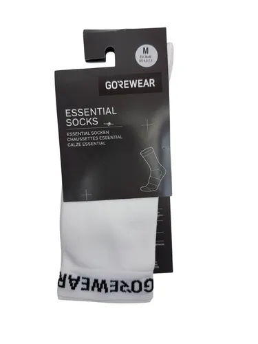 GOREWEAR Essential Socken Unisex weiß Radsocken Gr. 38-40 mittellang
