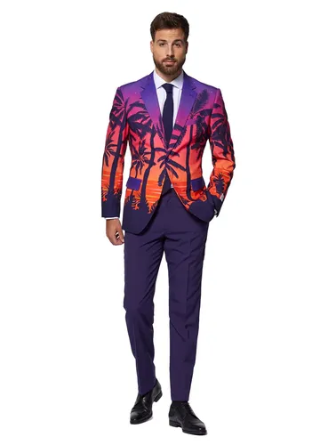 Suave Sunset Kostüm Anzug in lila von OppoSuits