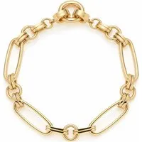 LEONARDO Armband Mathilde Clip&Mix, 024267 - Edelstahlarmband in elegantem Gelbgold, perfekt für jeden Anlass von Büro bis Feier. Mit Clipverschluss und inklusive Etui – ein ideales Geschenk!