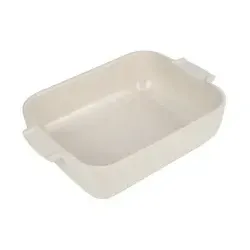 Peugeot Auflaufform APPOLIA Keramik, 25 x 17 cm - Hochwertige ecru Auflaufform aus Keramik, ideal für kleine Gerichte und Desserts. Hält Speisen bis zu 30 Minuten warm, spülmaschinenfest und mikrowellengeeignet.