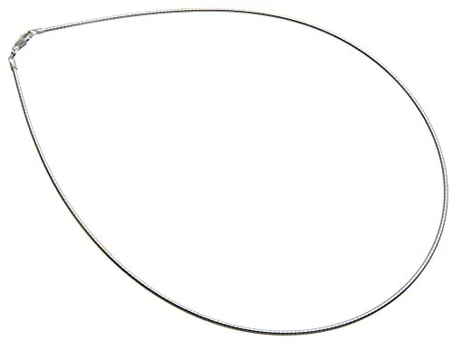 Silberkettenstore Omegahalsreifen 1,5mm aus 925 Silber von Silberketten-Store