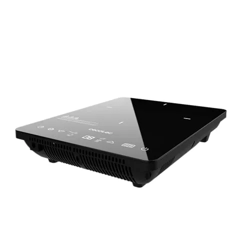 Cecotec Digitales Induktionskochfeld Full Crystal Onyx 2000W