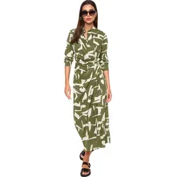 Heine Kleid in Oliv - 44 von Heine