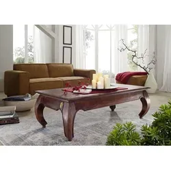 Massivmoebel24 Couchtisch OPIUM – Akazie 135x70x40 cm von Massivholzmöbel24