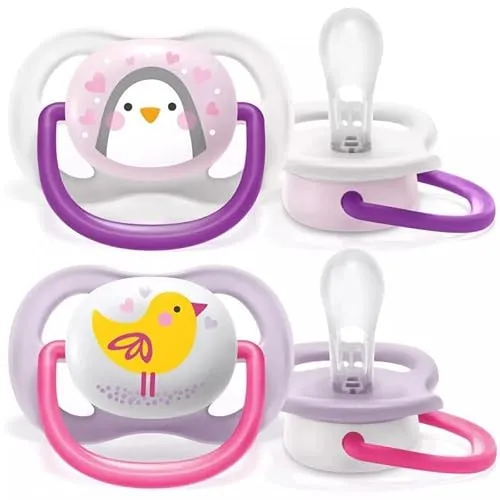 Philips Avent Schnuller Ultra Air Girl Peng/Bird 0-6m