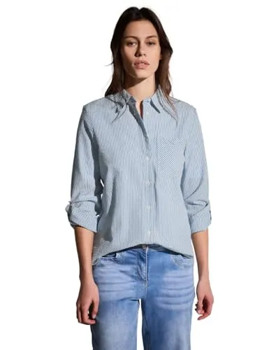 CECIL Hemdbluse gestreift im Seersucker-Look von CECIL