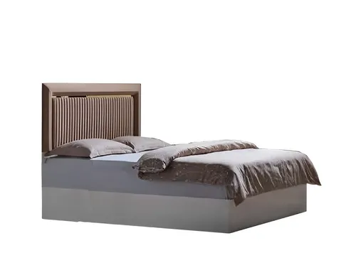 Modernes Doppelbett 160 cm mit Matratze in Weiß - Stilvolles Doppelbett für Schlafzimmer, 160 x 200 cm Liegefläche, aus hochwertigem Holz, mit 2 Jahren Herstellergarantie. Ideal für Jugendliche und Erwachsene.