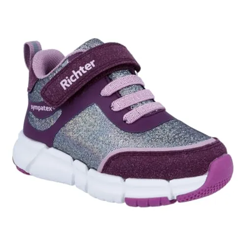 Richter Kinderschuhe Wallaby 2.0 Sneaker für Jungen und Mädchen, Lady/Black/Orchid, 26 EU