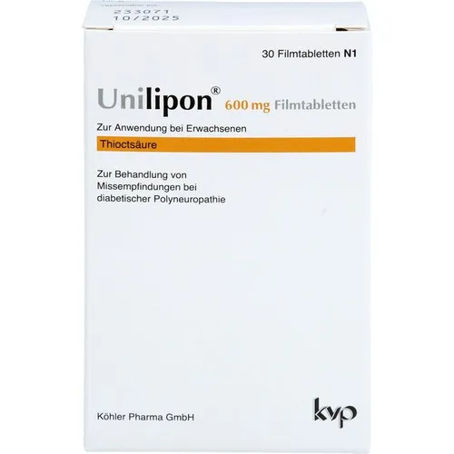 UNILIPON 600 mg Filmtabletten 30 St.