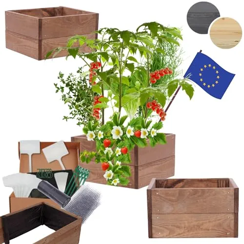 Modo24 Hochbeet ZP06 - Kräuter- und Gemüsebeet aus FSC Holz - Hochbeet ZP06 aus hochwertigem FSC-zertifiziertem Holz, ideal für Garten, Terrasse oder Balkon. Langlebig und wetterbeständig, perfekt für Gartenliebhaber und Anfänger. Erhältlich in verschiedenen Größen.