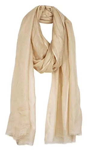 Bovari Kaschmir Schal Damen in beige von Bovari