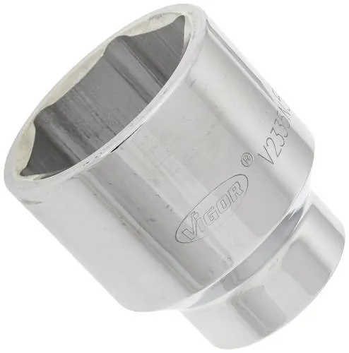 VIGOR Steckschlüsseleinsatz V2335N – 20 mm (3/4 Zoll) - Schraubenschlüssel mit Außen Sechskant Profil, ideal für Handbetätigung und perfekt für anspruchsvolle Anwendungen.